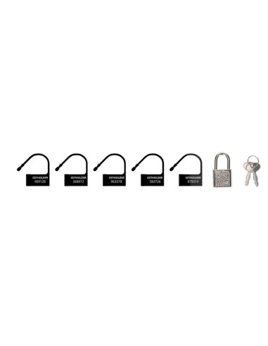 Lot de 5 Locks numérotés noirs