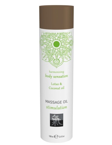 Huile de massage Stimulation Lotus et Coco 100mL