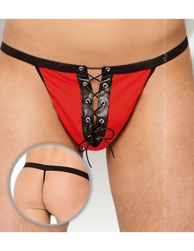 String Homme LACET Rouge