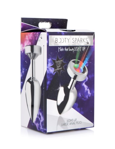 Plug bijou lumineux 9.5 x 4 cm