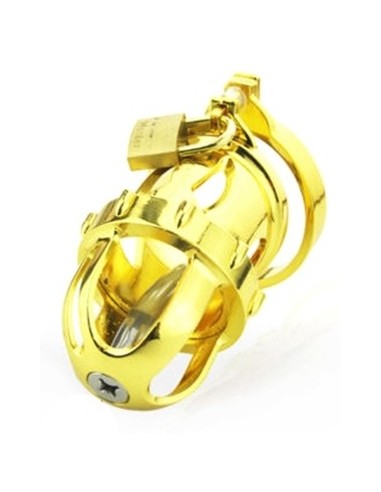 Cage de chasteté avec tige d'urètre Kinger 7 x 3.4cm - Tige 4.5cm