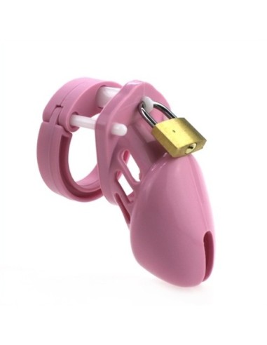 Cage de chasteté en silicone 7 x 3.3 cm Rose