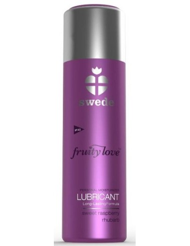 Lubrifiant Aromatisé FRUITY LOVE Framboise Rhubarbe 50 ml