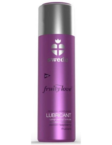 Lubrifiant Aromatisé FRUITY LOVE Framboise Rhubarbe 100 ml