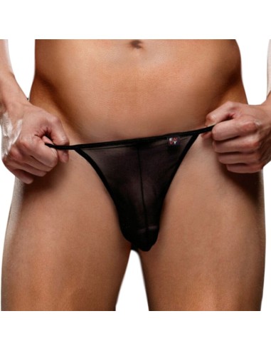 String Fin Mesh Noir