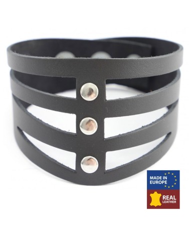 Collier en cuir Xena Pointe
