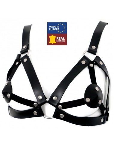 SOUTIEN GORGE EN CUIR