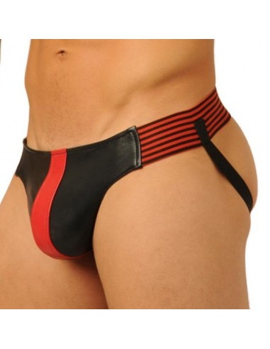 Jockstrap Fist Leather Rouge
