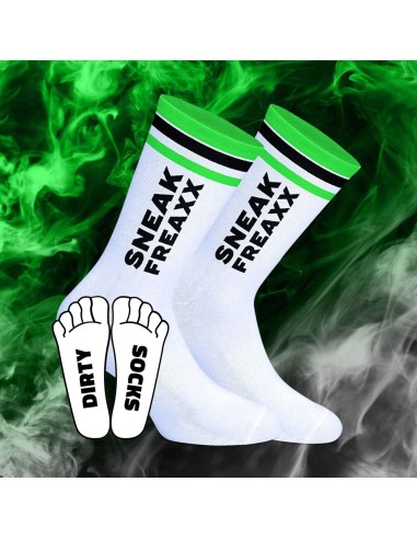 Chaussettes Dirty Blanc-Vert