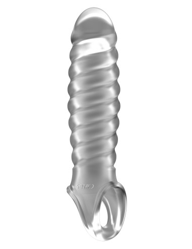 Gaine de pénis Ribby Penis Sono N°32 - 11 x 3 cm Transparente