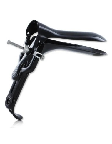 Speculum en métal noir 11 x 3.5 cm