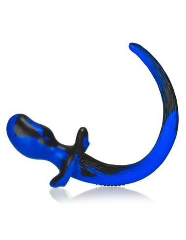 Plug Queue Puppy Tail Bulldog 11.5 x 6 cm Bleu