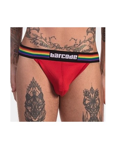 Jockstrap Barcode Pride rouge