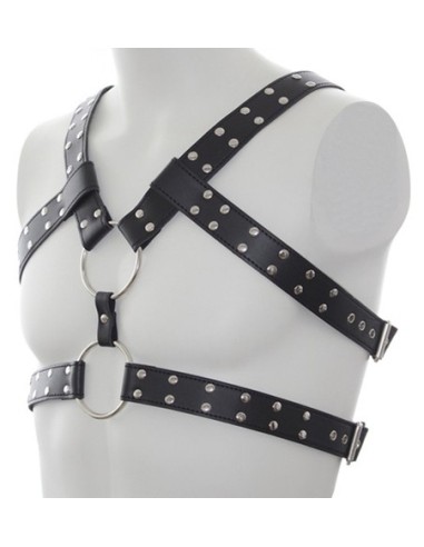 Harnais Double Belt Simili noir