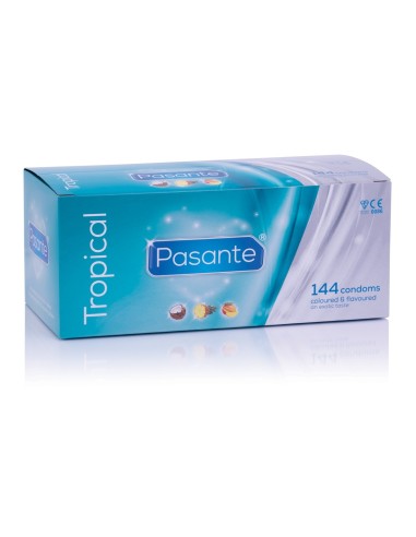 Préservatifs aromatisés TROPICAL Pasante x144