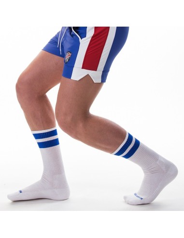 Chaussettes Gym Socks Blanc-Bleu