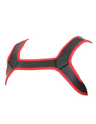 Harnais en néoprène Neo Harness Noir-Rouge