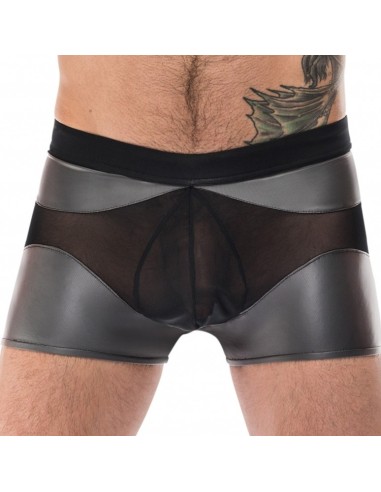 Boxer sexy IRON CLAD Noir-Argenté
