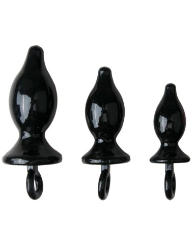 Pack de 3 plugs Tet Ass Noirs