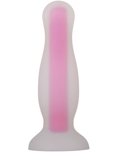 Plug luminescent Luminous Small 9 x 2.8 cm Clear