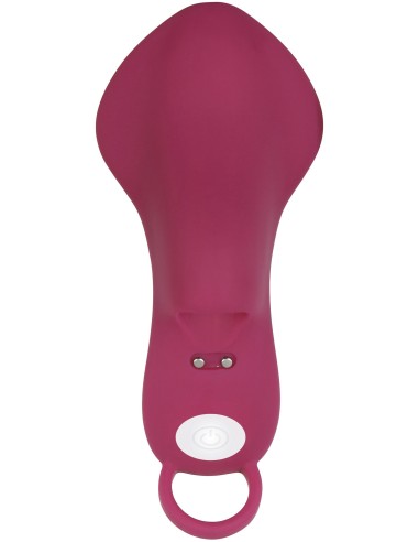 Gaine de doigt Vibrante Frisky Finger 9 Vibrations Rose