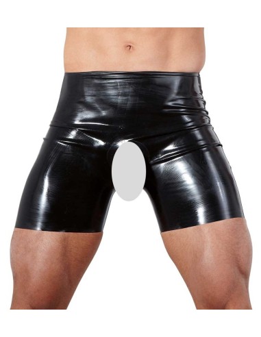 Short en latex avec Ouverture