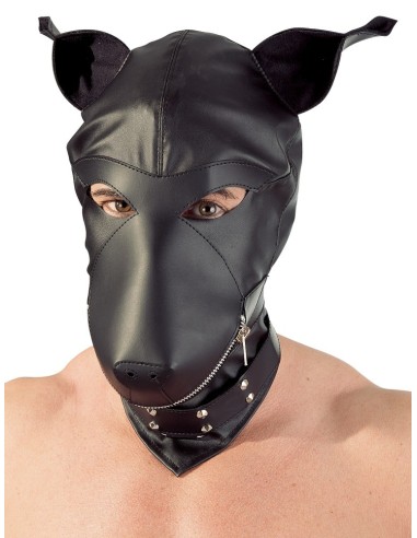 Cagoule Dog Fetish Simili noir