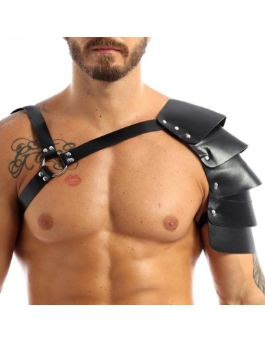 Harnais avec Épaule Écailles One Armor Simili noir