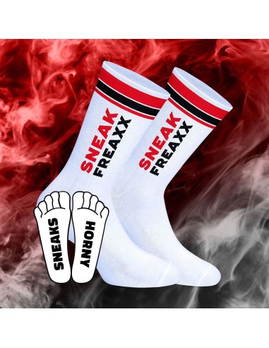 Chaussettes Socken Neon Horny Rouge