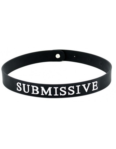 Collier en silicone Submissive