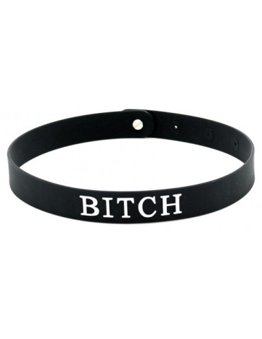 Collier en silicone Bitch