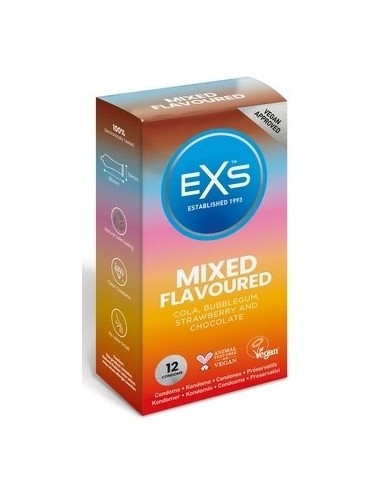 Préservatifs aromatisés Mixed Flavours x12
