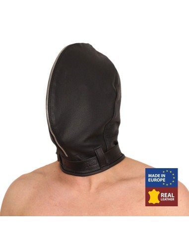 Cagoule sensorielle en cuir