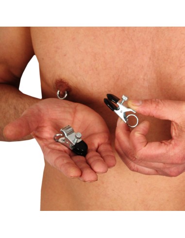 Pinces pour tétons en métal 4cm x2