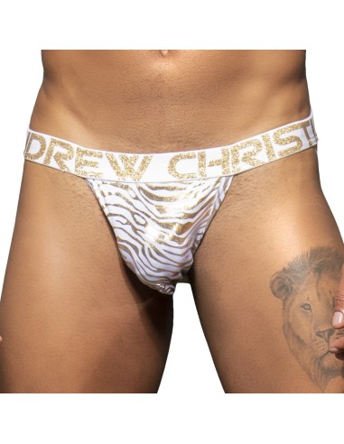 Jockstrap Golden Tiger Blanc-doré