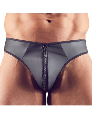 String Zip Fetish Noir