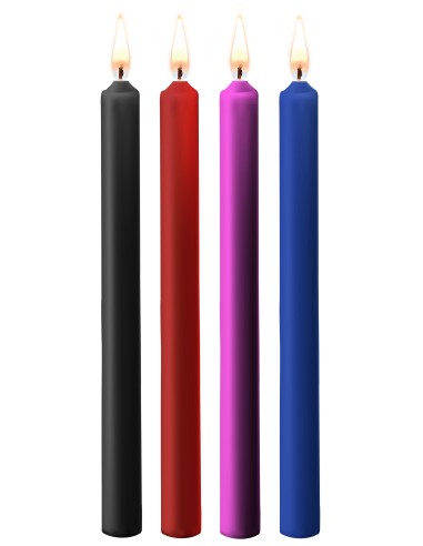 Lot de 4 bougies SM Teasing Wax Multicolore