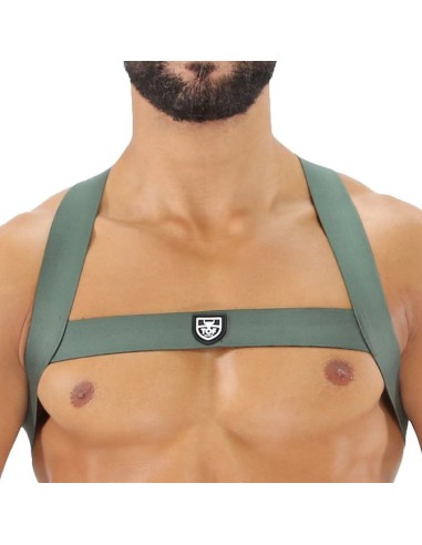 Harnais élastique Fetish X Khaki