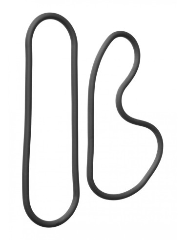 Lot de 2 cockrings silicone Wreap Ring 12.7cm à enrouler