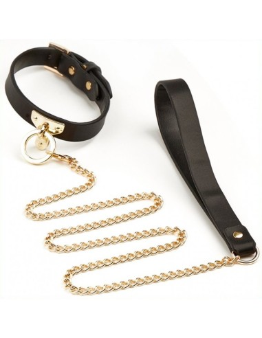 Collier et Laisse Sclave Noirs