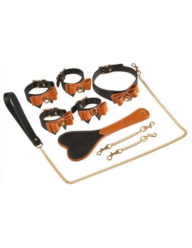 Coffret Bondage SM Butler Noir-Marron