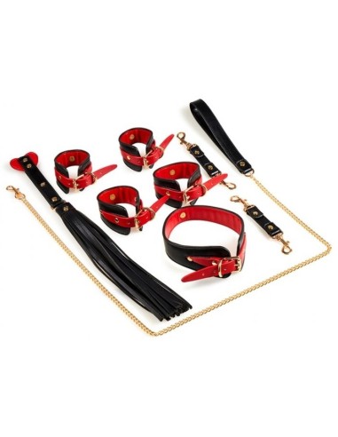 Coffret Bondage SM Naughty Noir-Rouge