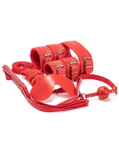 Coffret BDSM 7 Pièces Wicked Rouge