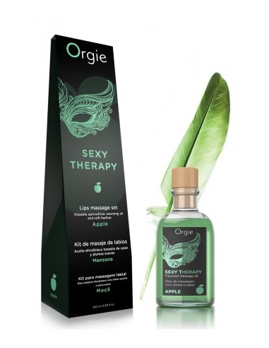 Huile de massage embrassable Sexy Therapy Pomme 100ml