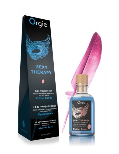 Huile de massage Embrassable SEXY THERAPY Barbe à papa 100ml