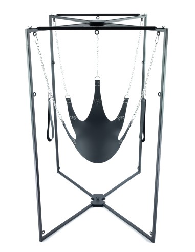 Kit Sling Cuir 5 Points Noir Armature Noire