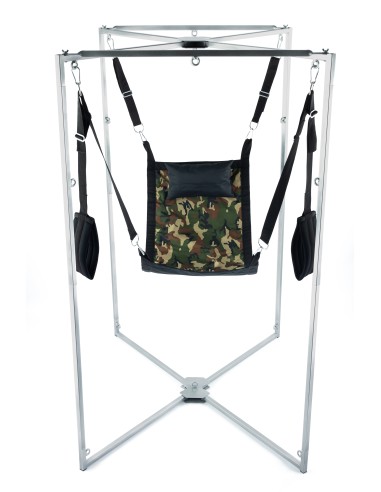 Kit Sling Tissu Carré Camouflage Armature Grise 