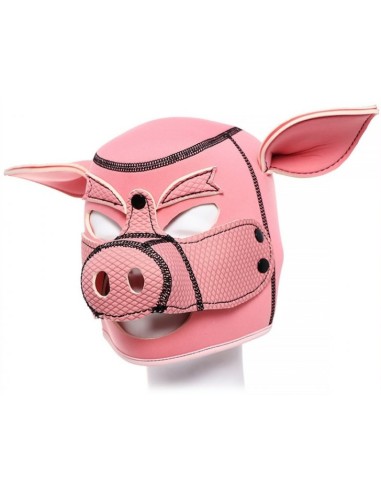 Cagoule Tête de cochon Pig Hood Rose