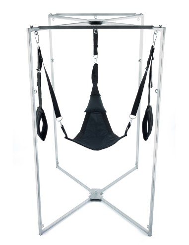 Kit Sling Tissu Triangle Noir Armature Grise