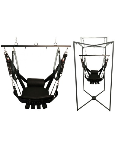 Kit Sling Cuir Deluxe VIP Noir Armature Grise